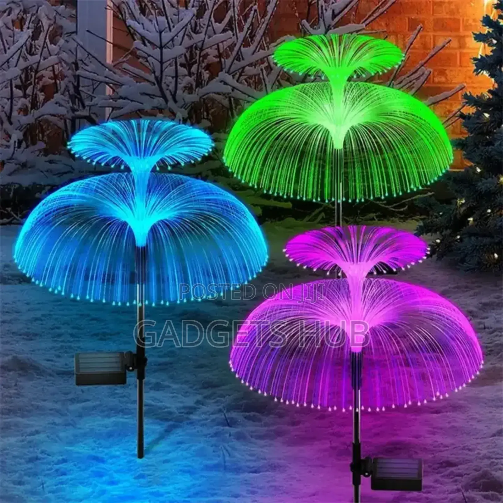 2pcs Solar Led Light 
Jellyfish Outdoor Light Decor