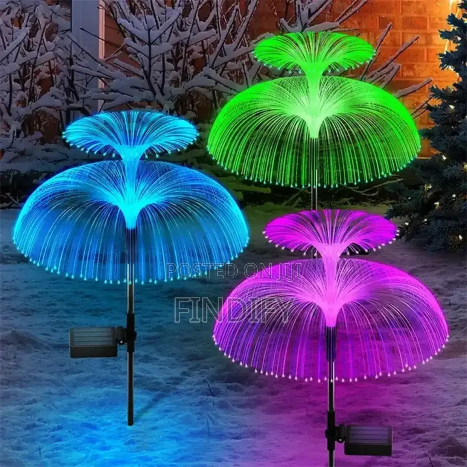 2pcs Solar Led Light 
Jellyfish Outdoor Light Decor