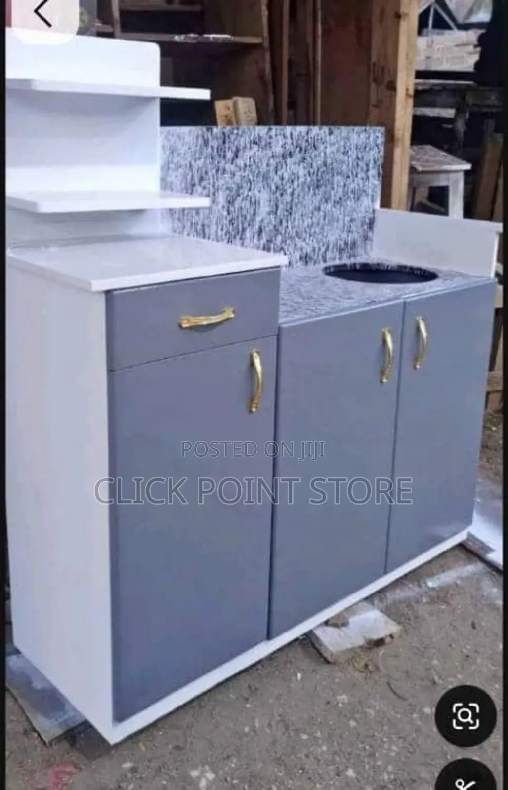 Kitchen Cabinets With Gas Cylinder Provision/ Gas Cabinet