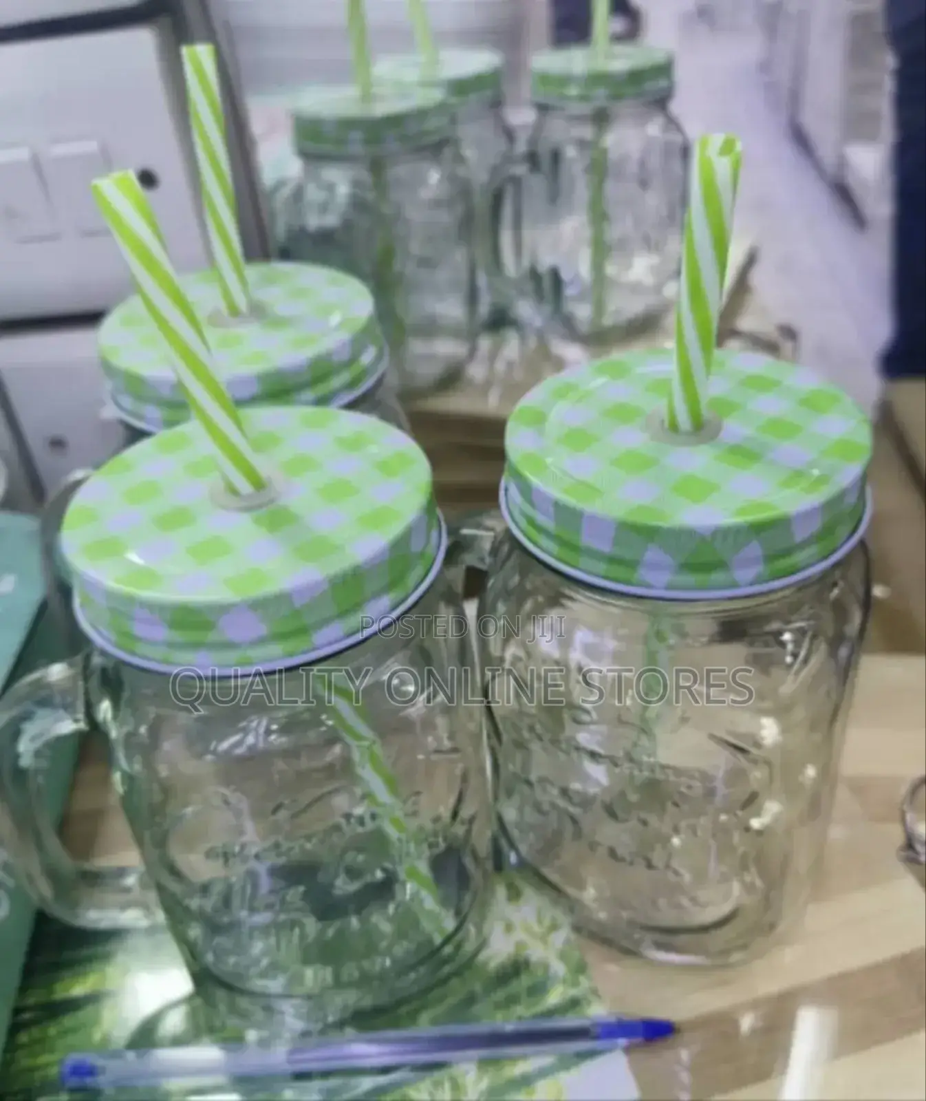 Glass Juice Mug