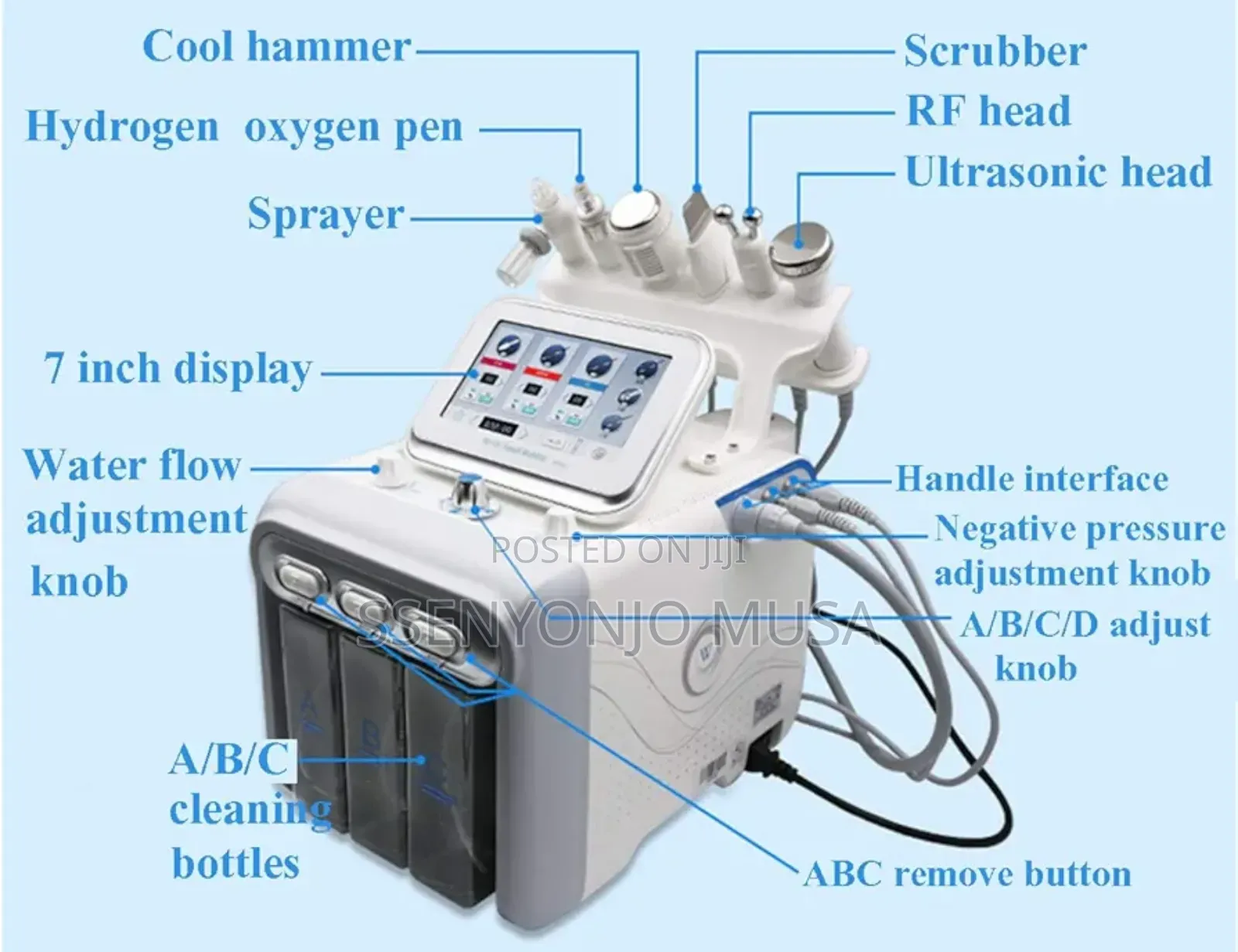 Hydrogen Oxygen Facial Machine