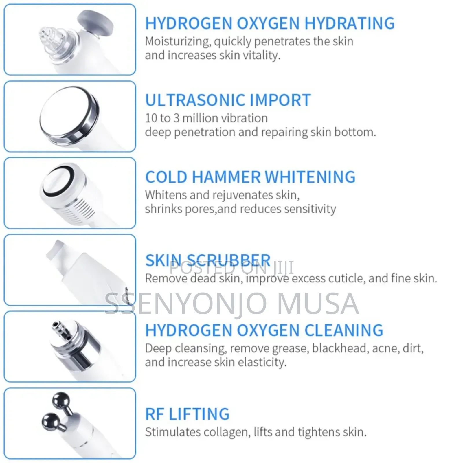 Hydrogen Oxygen Facial Machine