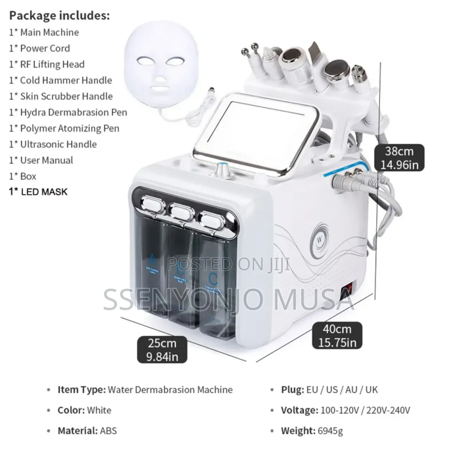 Hydrogen Oxygen Facial Machine