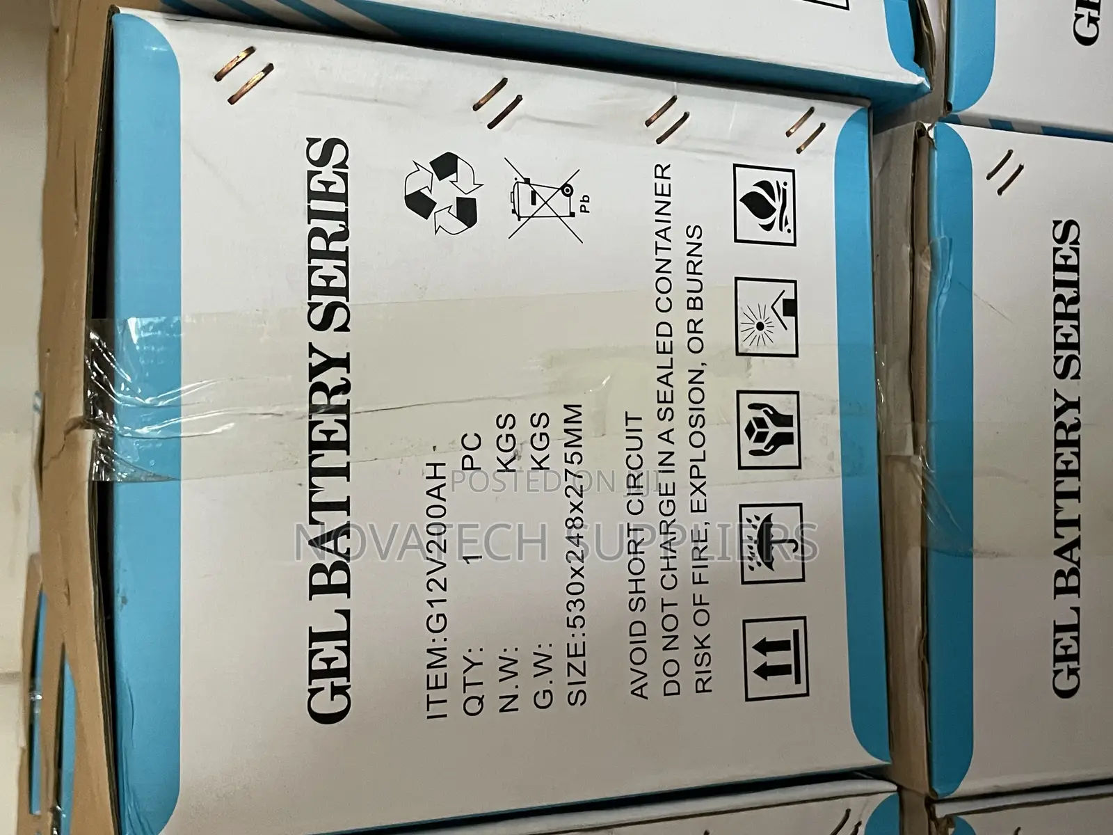 200ah Cworth Energy Gel Solar Batteries Kj