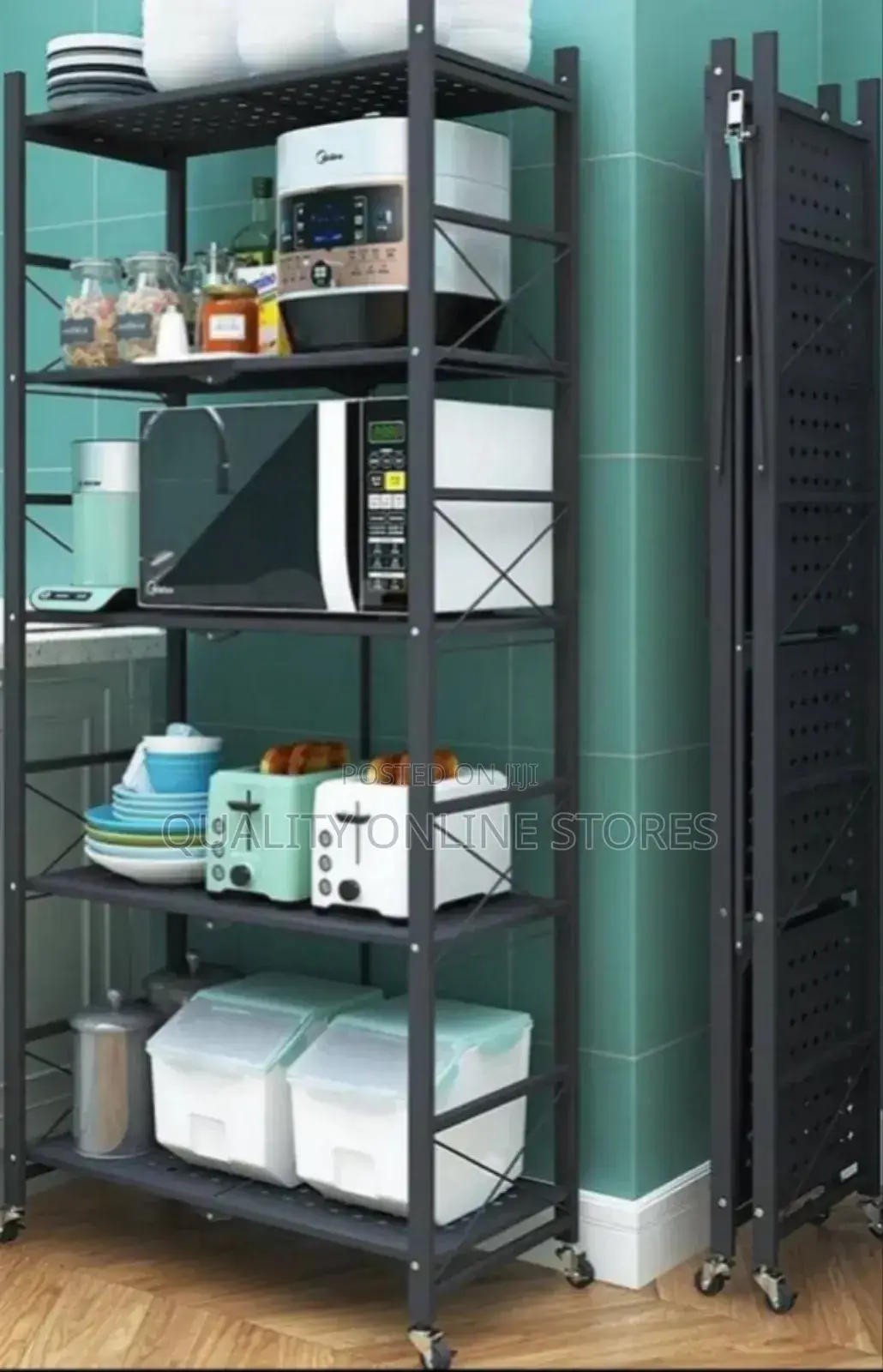 Stainless Movable Kitchen Rack