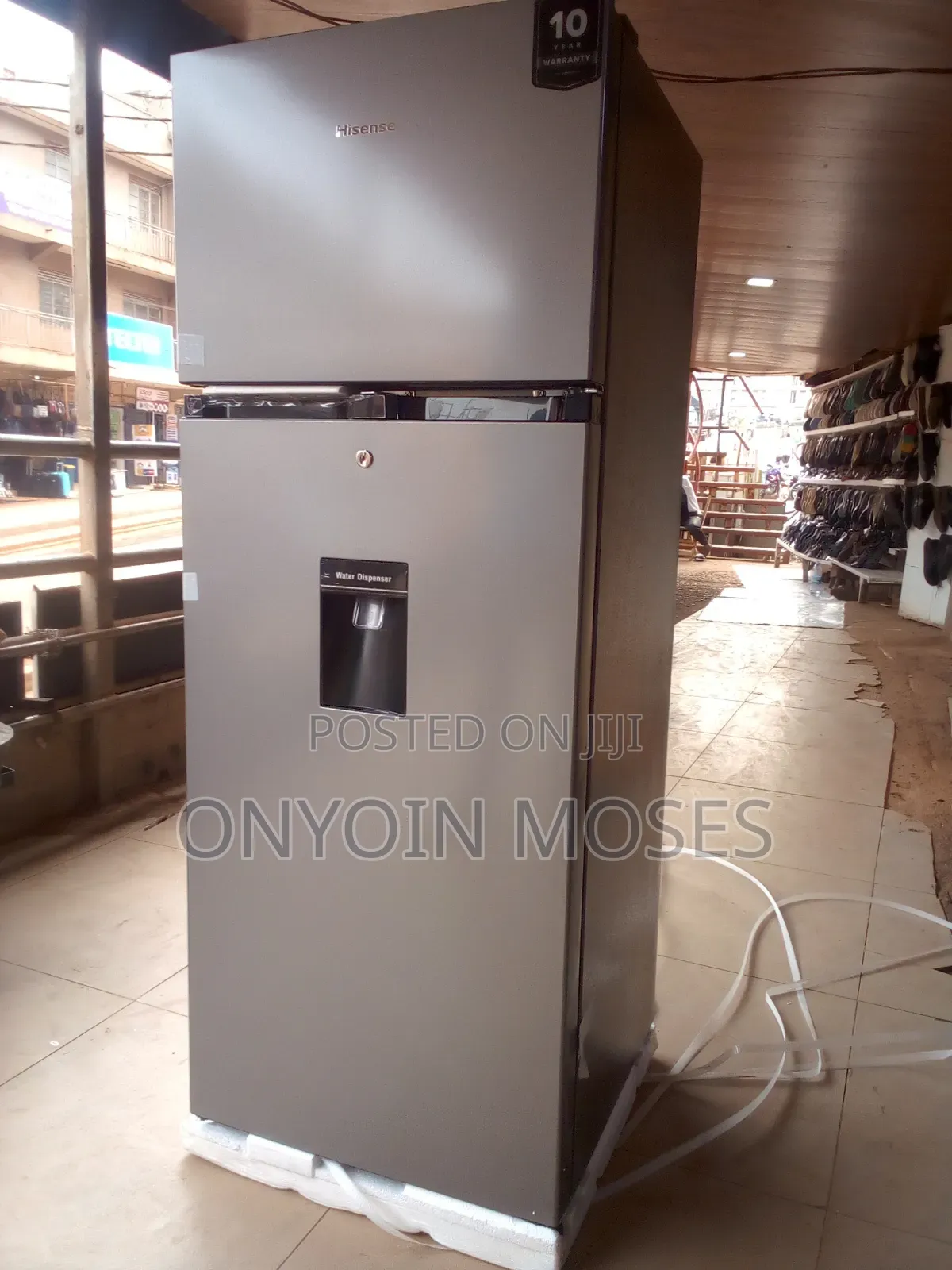 270l New Hisense Double Door Fridge With Water Dispenser