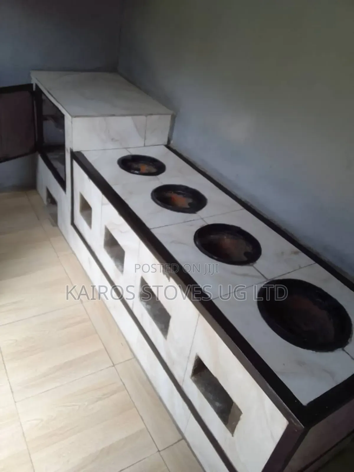 Firewood and Charcoal Stove With Oven