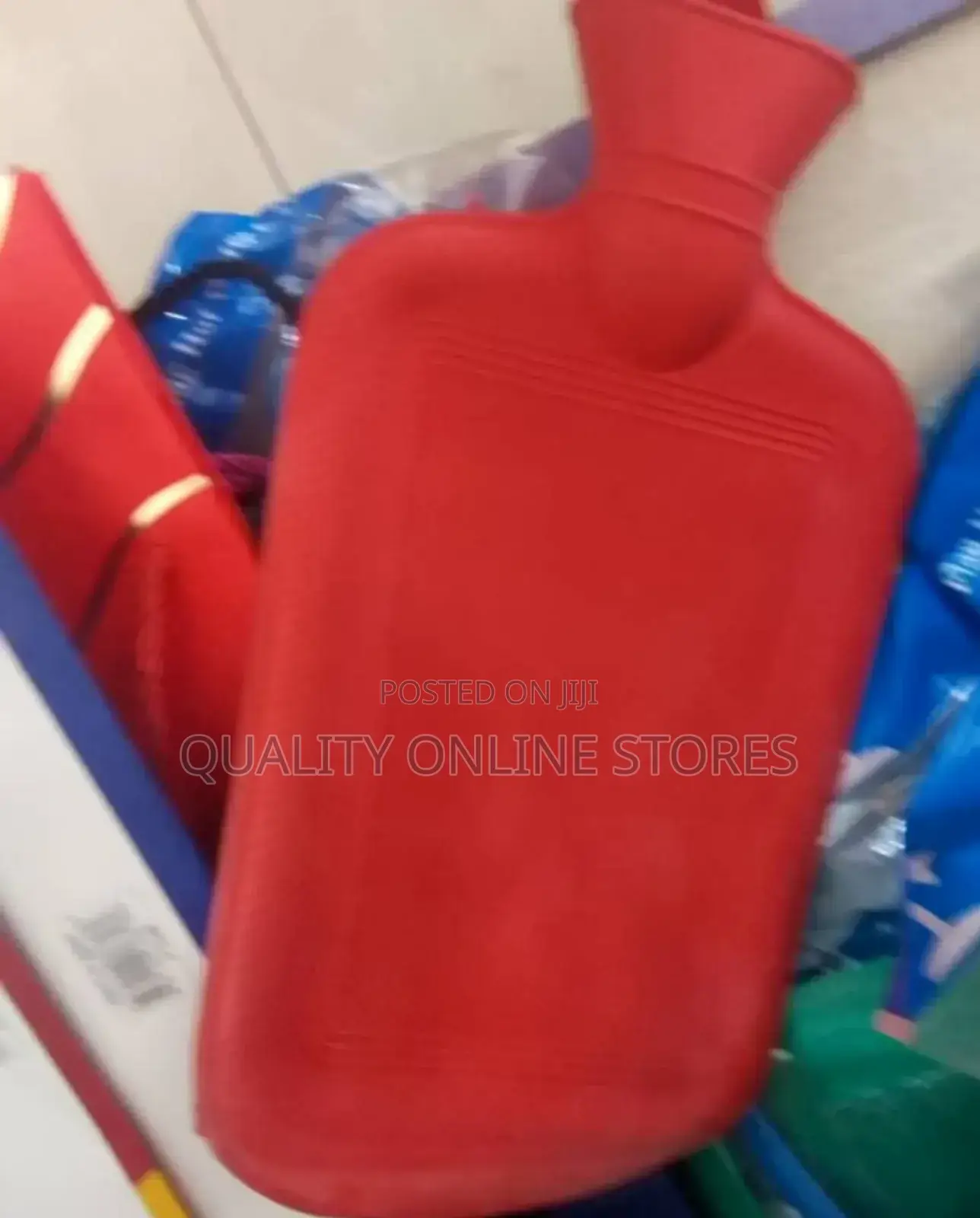 Red Silicone Water Bottle