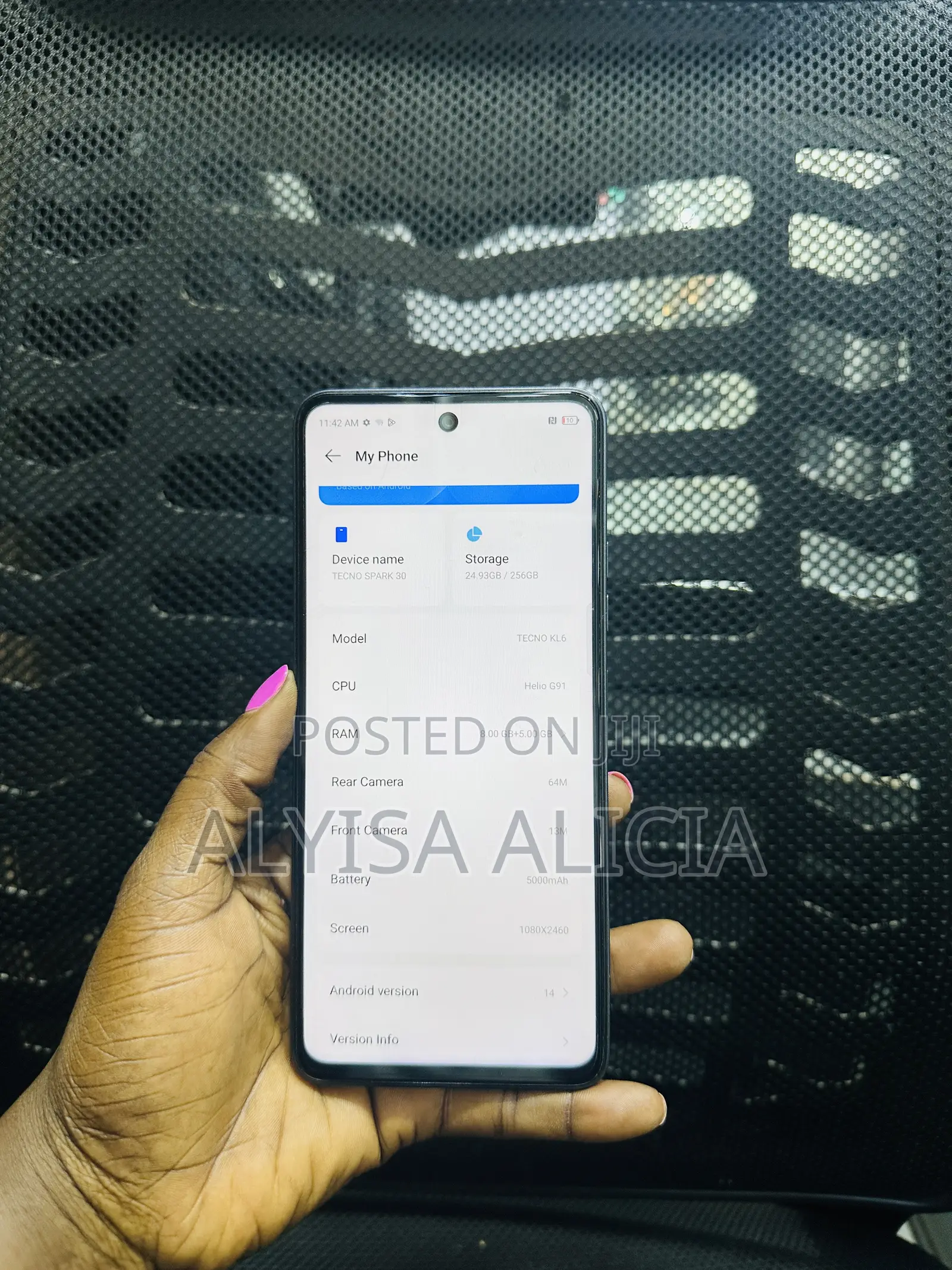 Tecno Spark 30 256 GB Black