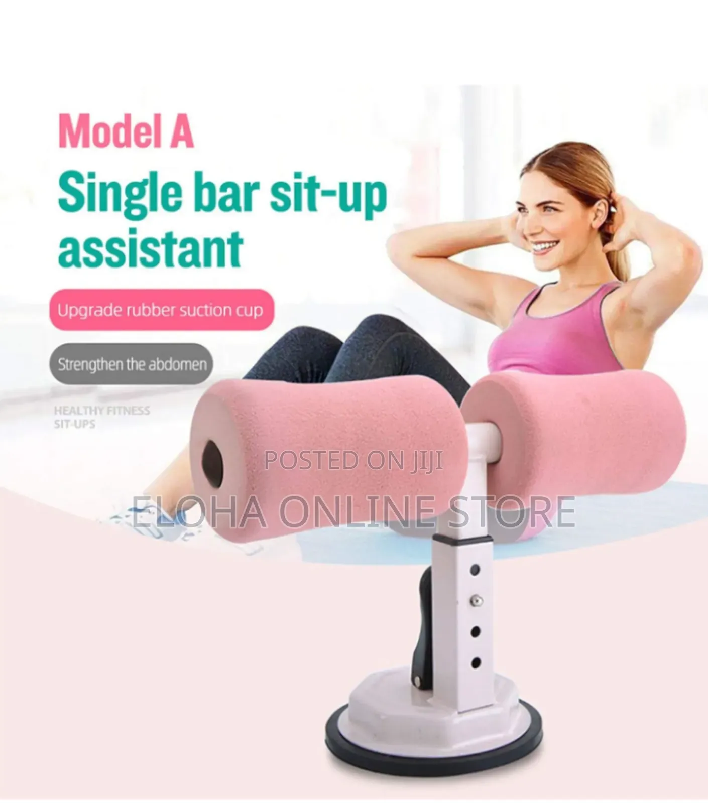 Adjustable Self-Suction Sit-Up Bar,