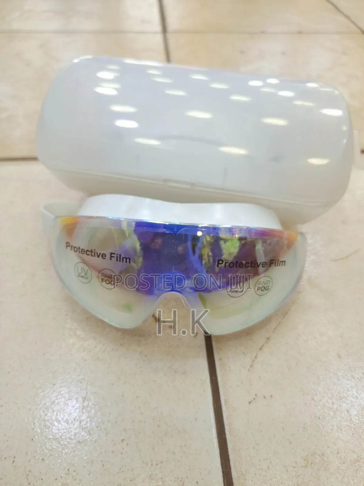 Swimming Goggles With a Protective Film