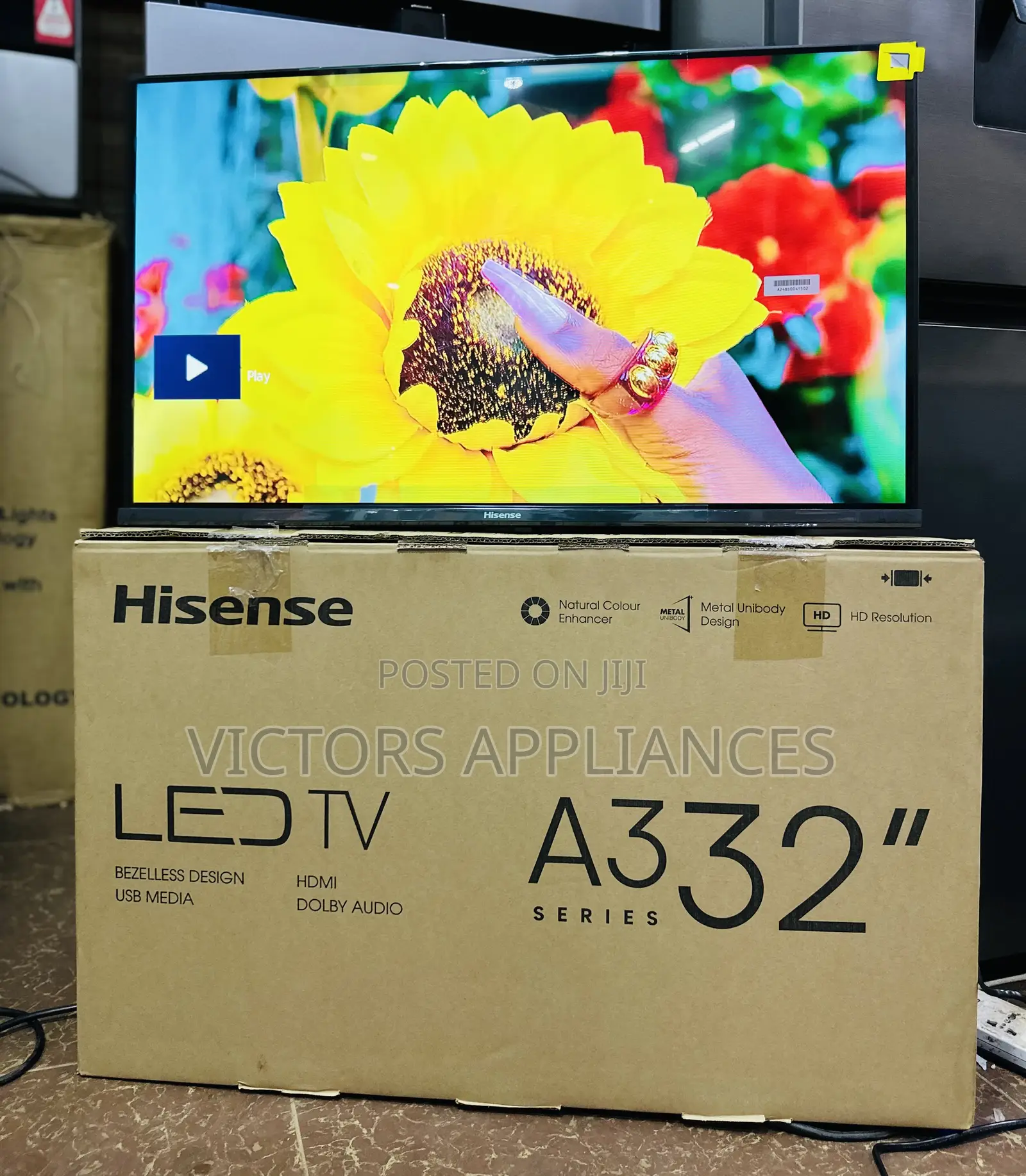 Hisense 32” Frameless Hd Tv