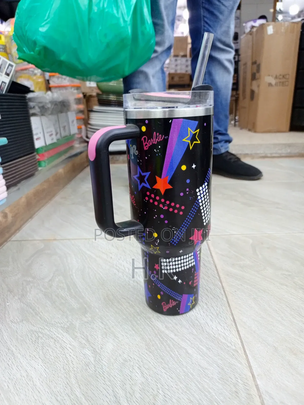 Stanley X Barbie '80s Rockers Quencher 40 Oz Tumbler.