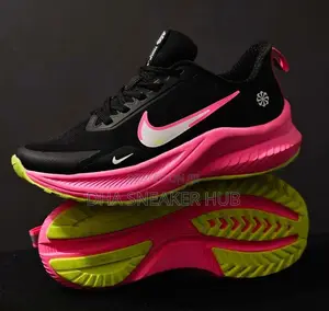Photo - Nike Trainers for Women in Black and Pink Sole