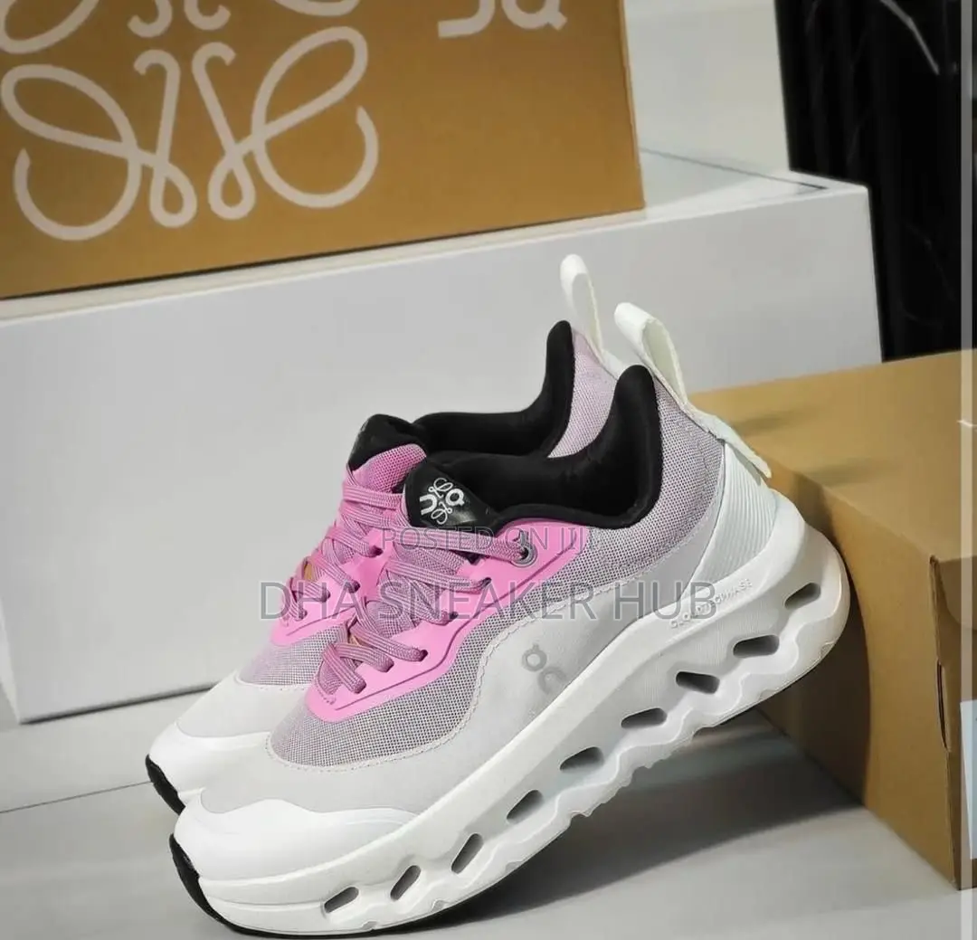 Girly Trainers in Pink and White