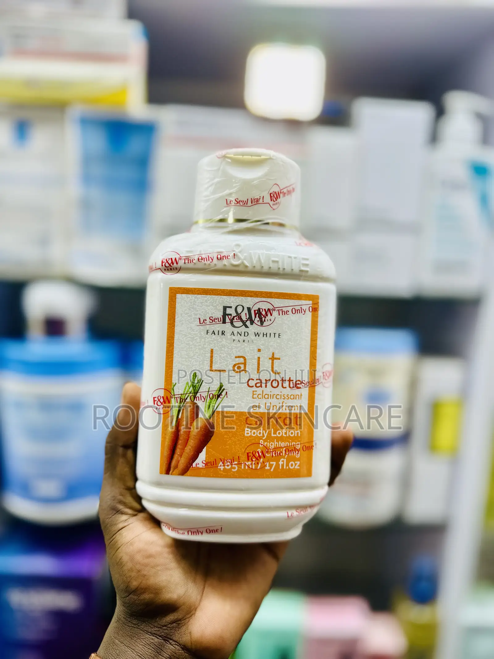 Fair White Carrot Milk Brightening Body Lotion