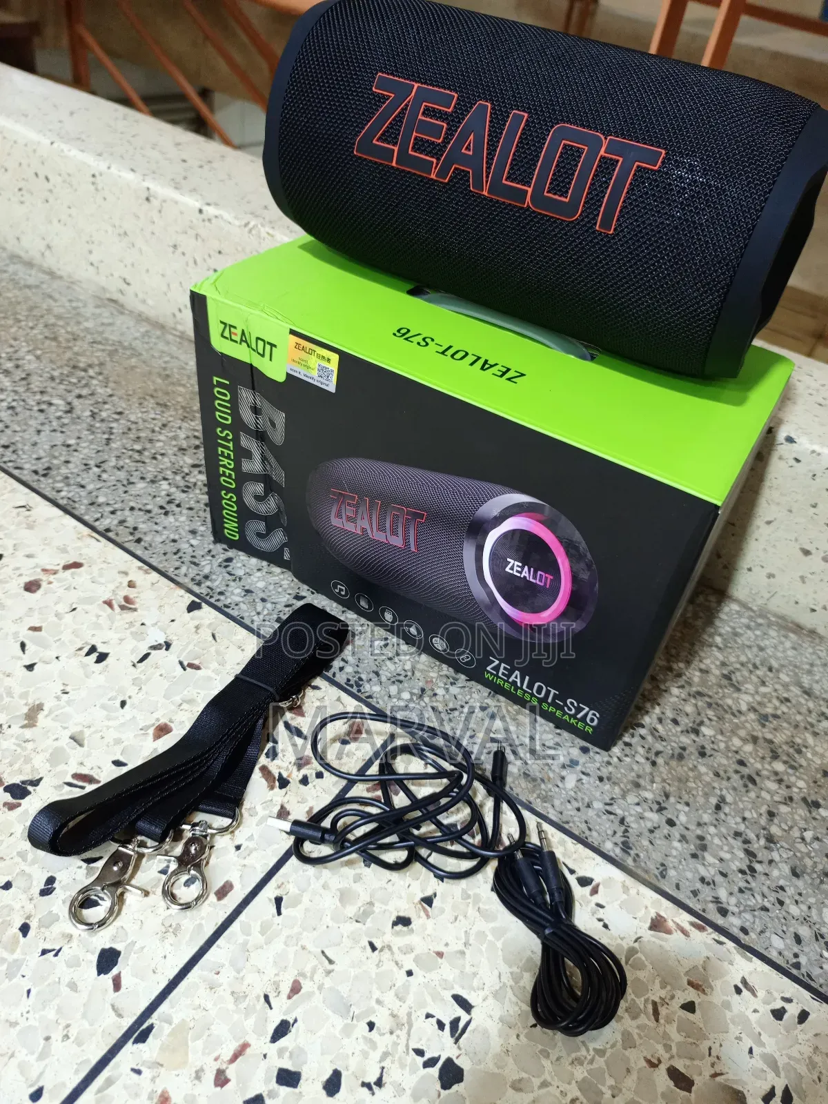 Zealot S76 High Power Bluetooth Speaker 50w With RGB Light