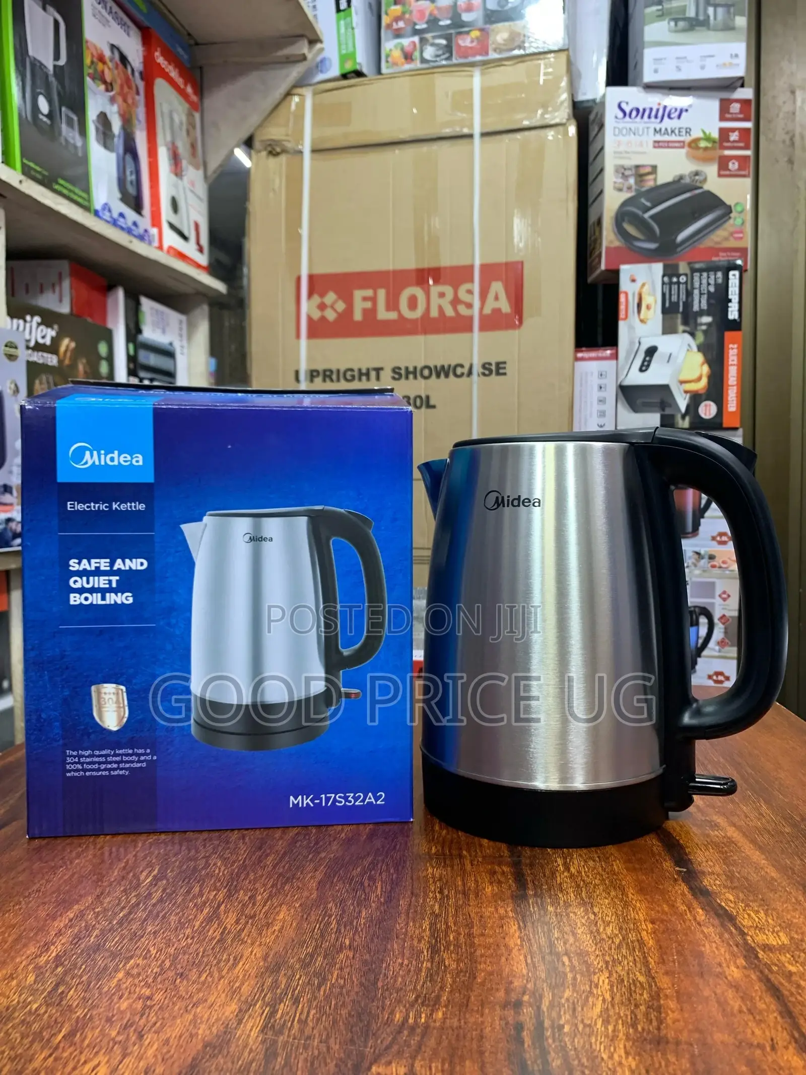 Midea Electric Kettle Stainless Steel Mk-17s32a2