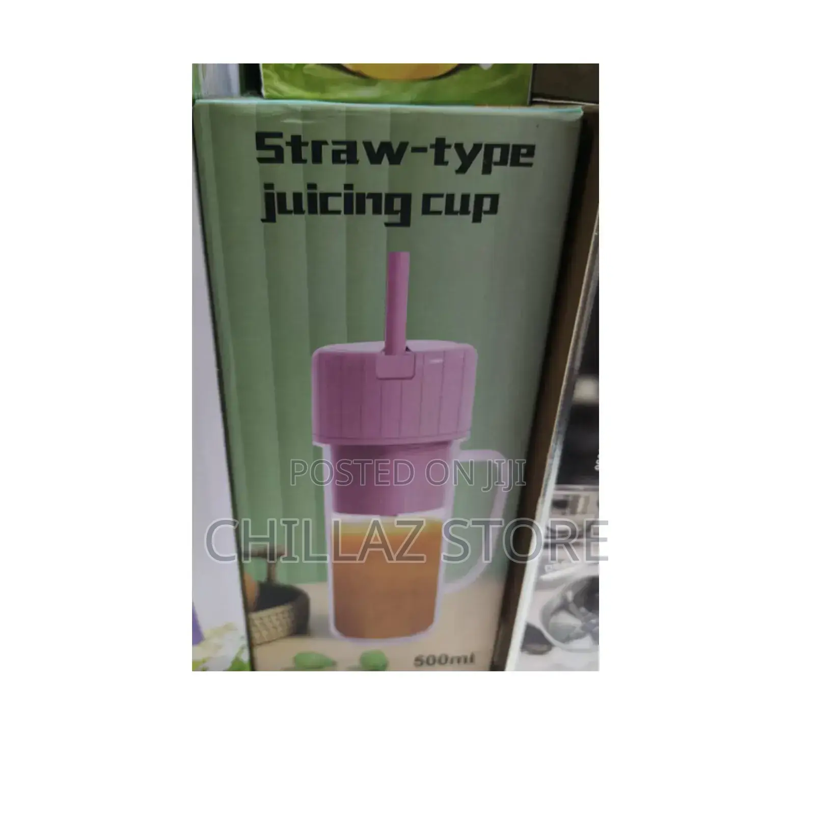 500mls Straw Type Juicing Cup.