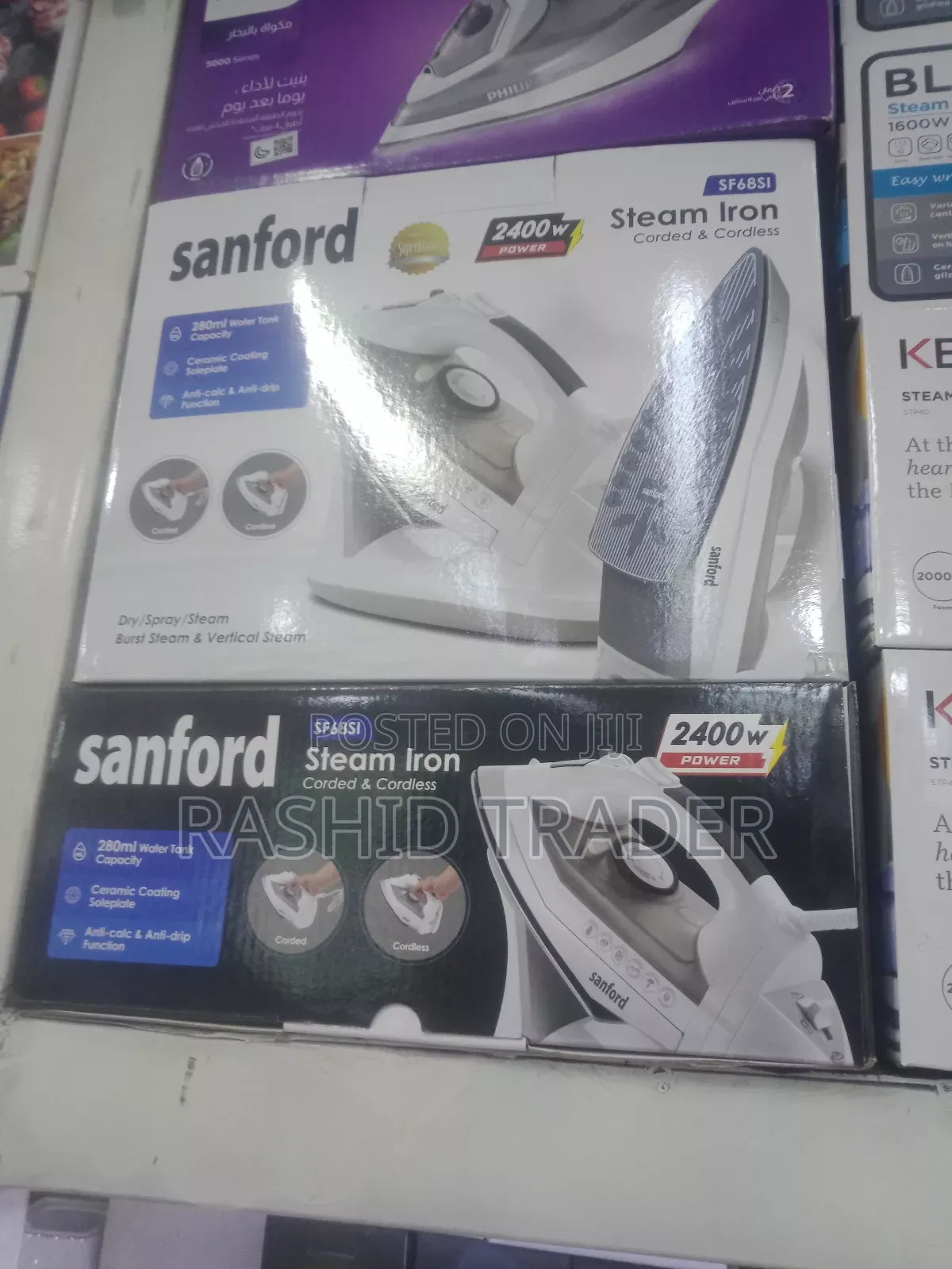 Sanford Cord and Cordless Steam Iron
