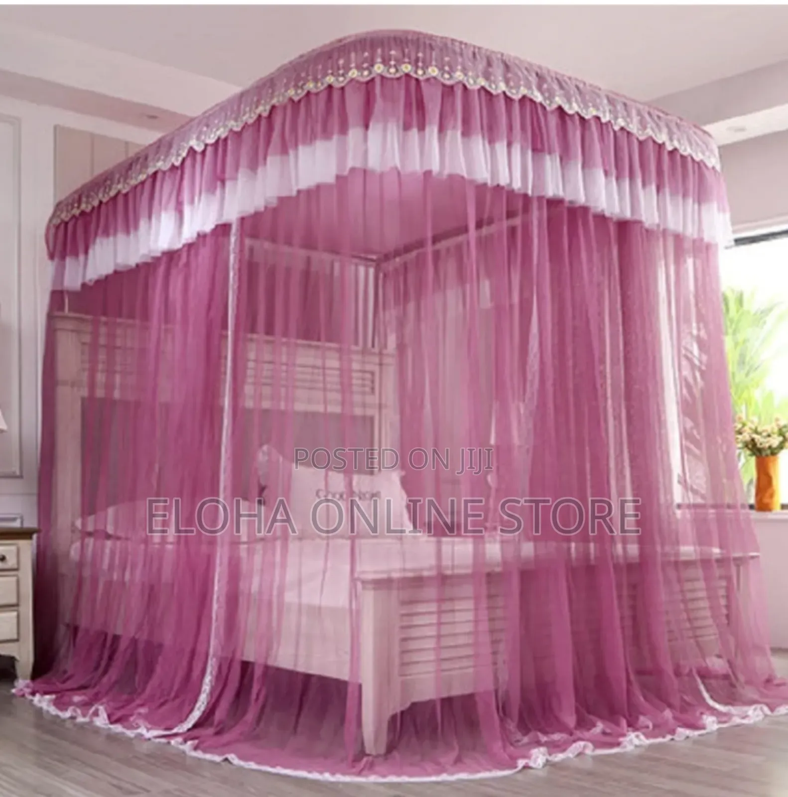 Bed Canopy U-Shaped Mosquito Net