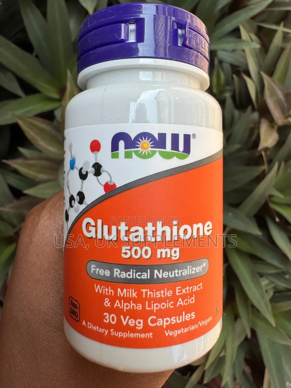 Now 500 Glutathione 30pills(Skin Lightening Pills)
