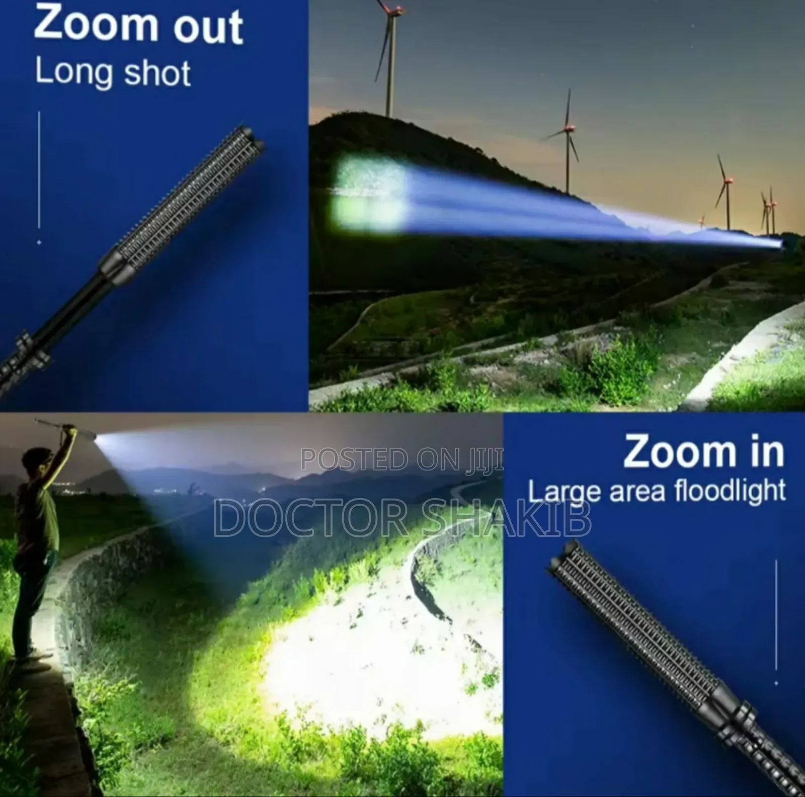 Quality Self Defence Baseball Bat Flashlight