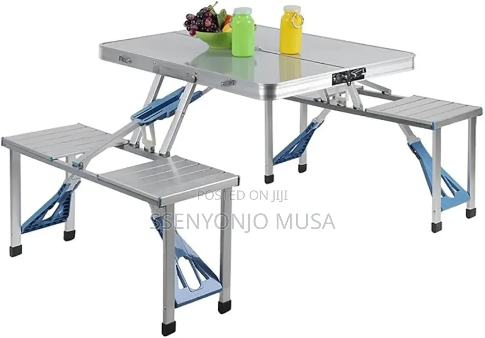 Portable Folding Picnic Table Chair Set Heavy-Duty Outdoor Camping