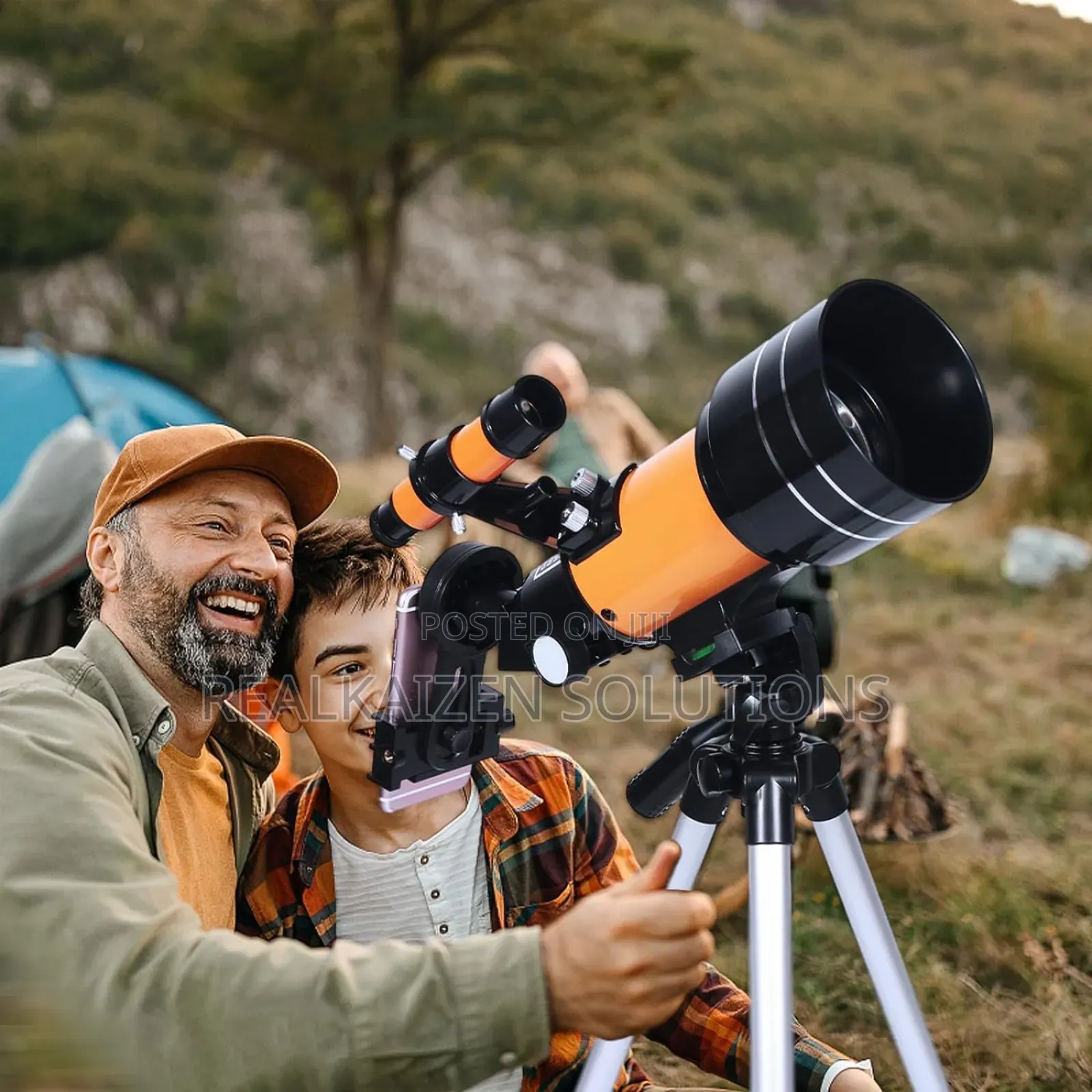 70mm Travel Portable Telescope 150x Astronomical Refractor