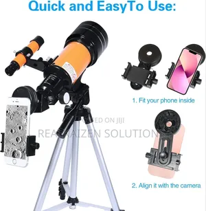 70mm Travel Portable Telescope 150x Astronomical Refractor