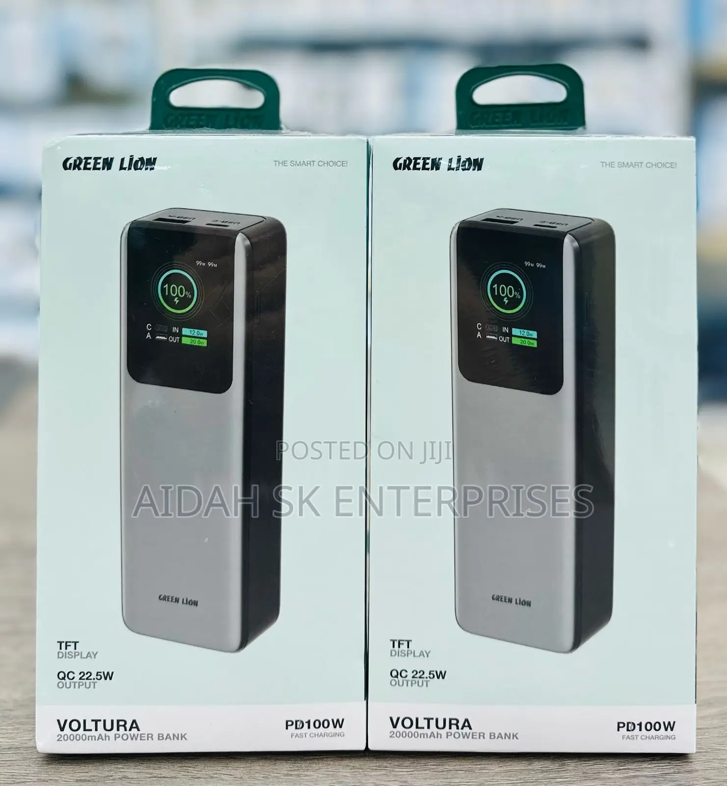 Green Lion Voltura 20000mah Power Bank Pd100w