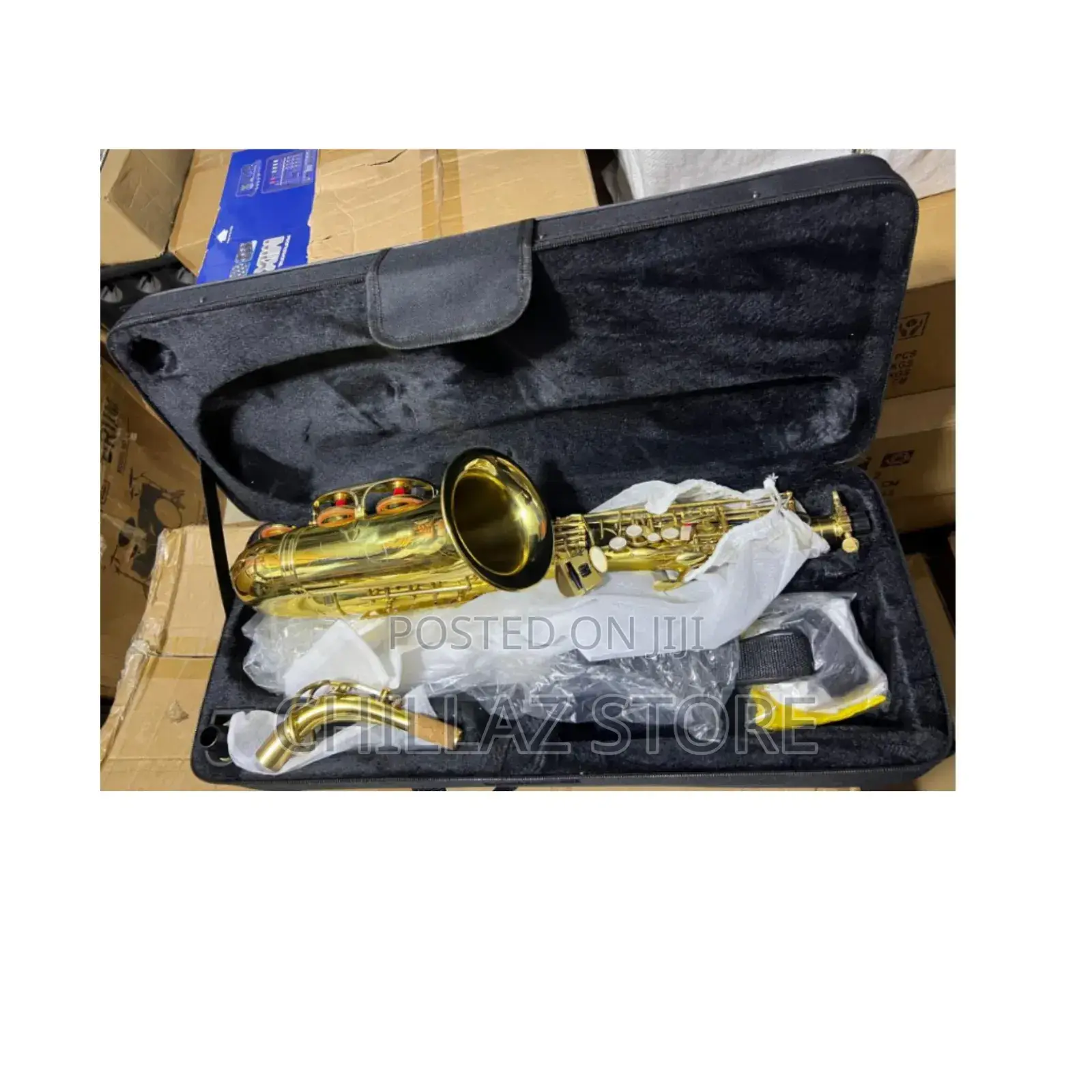 Clear Quality Sound Alto Saxophone With Case/Gloves/Straps.