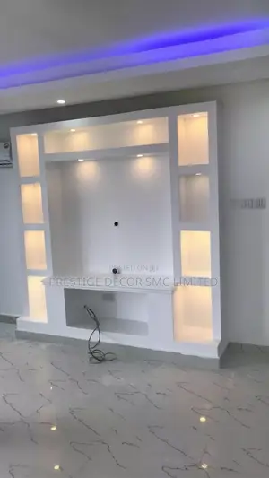 Gypsum Fancy Tv Units 004