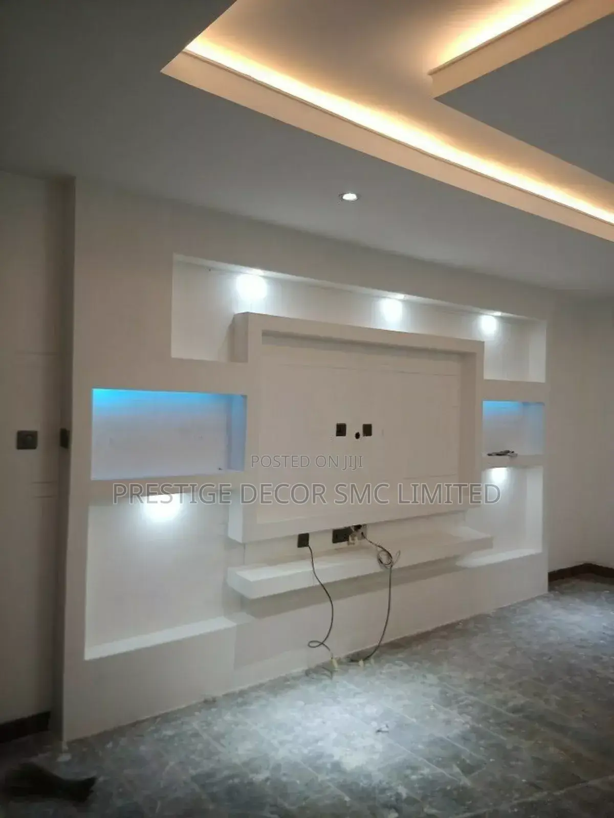 Gypsum Fancy Tv Units 004