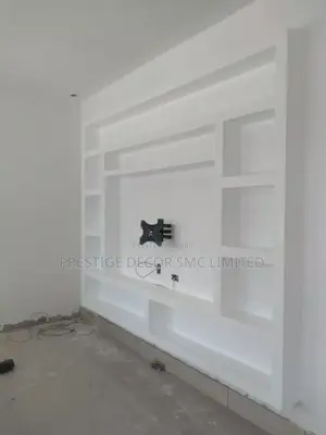 Gypsum Ice Eden Tv Unit
