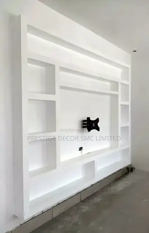 Gypsum Black Goldbtv Units