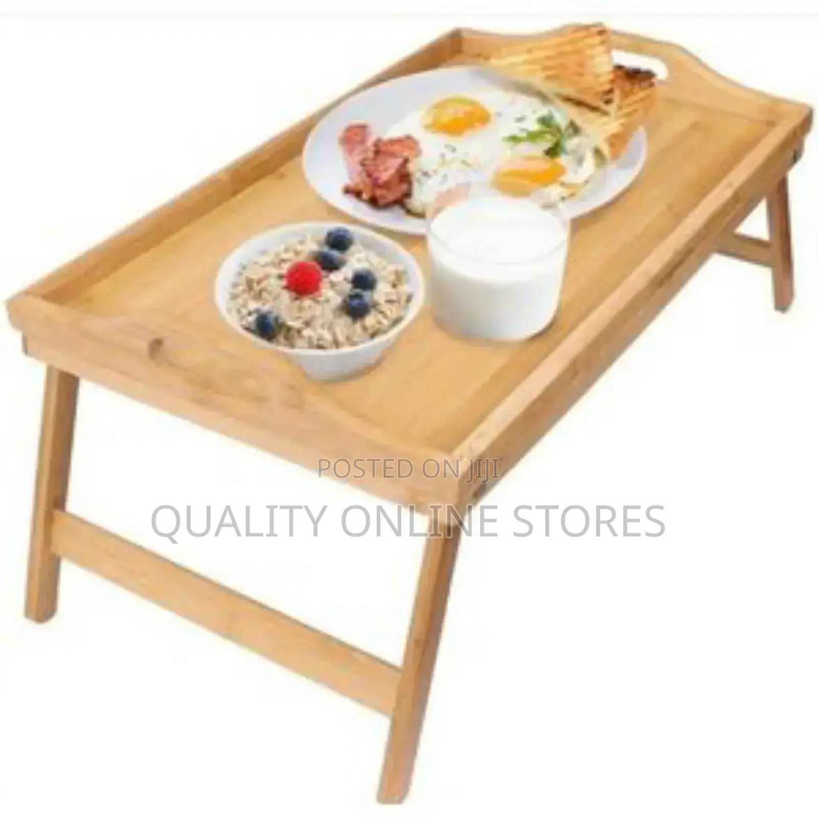 Foldable Wooden Laptop Table Tray