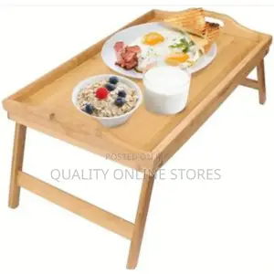 Foldable Wooden Laptop Table Tray