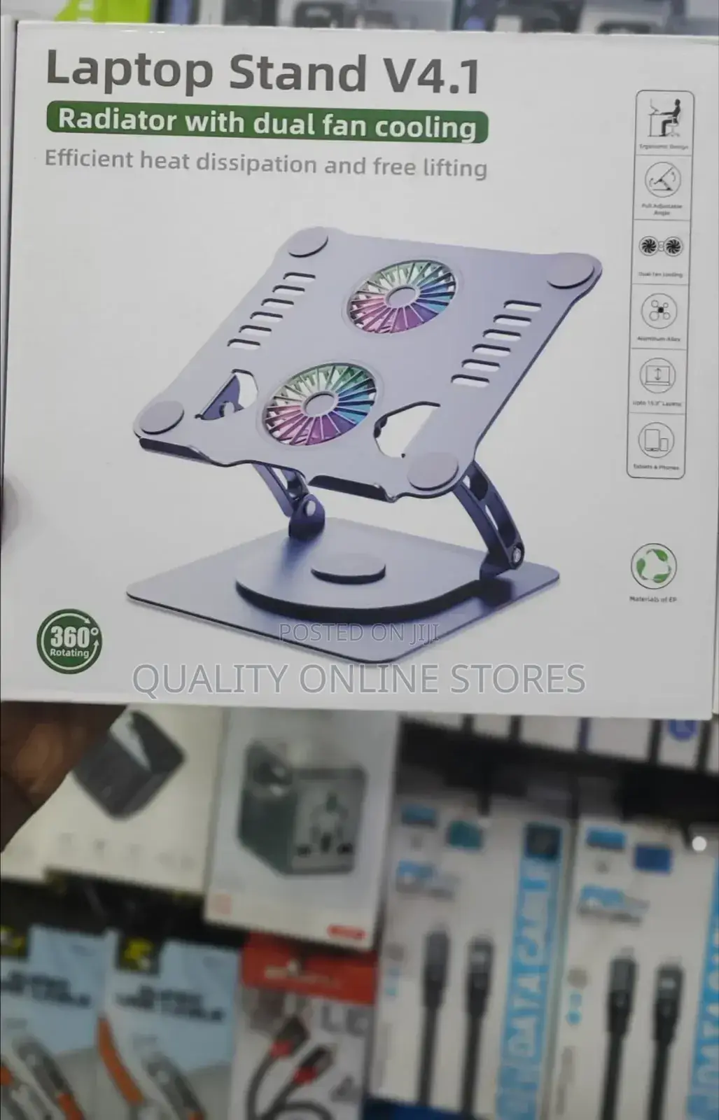 Foldable Aluminum Laptop Stand