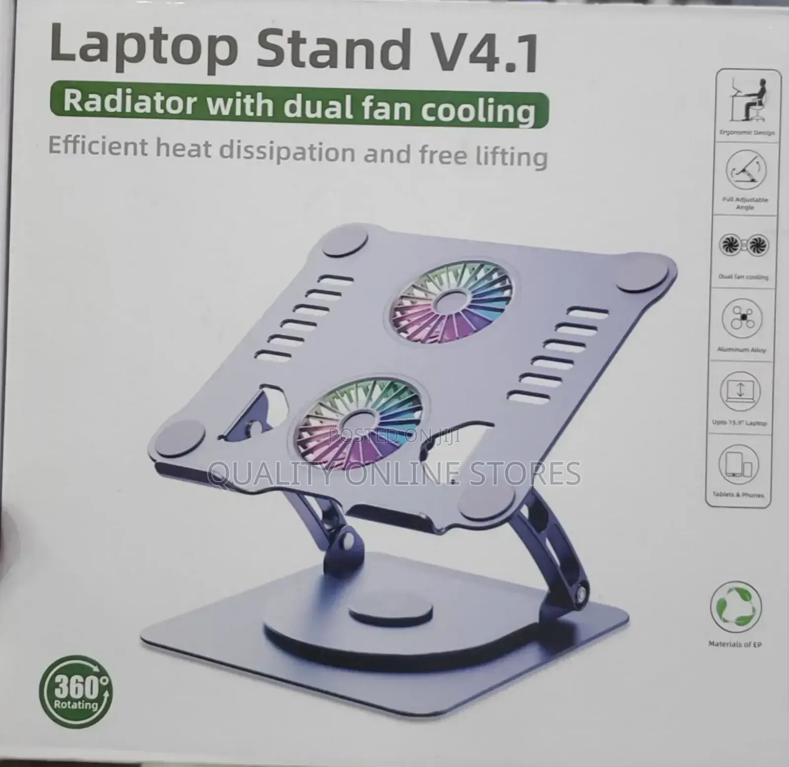 Foldable Aluminum Laptop Stand