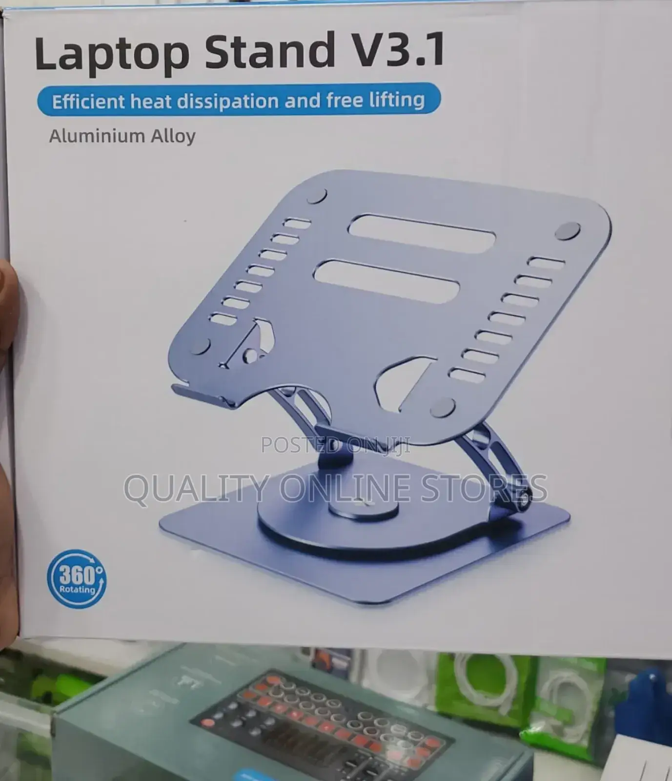 Foldable Aluminum Laptop Stand