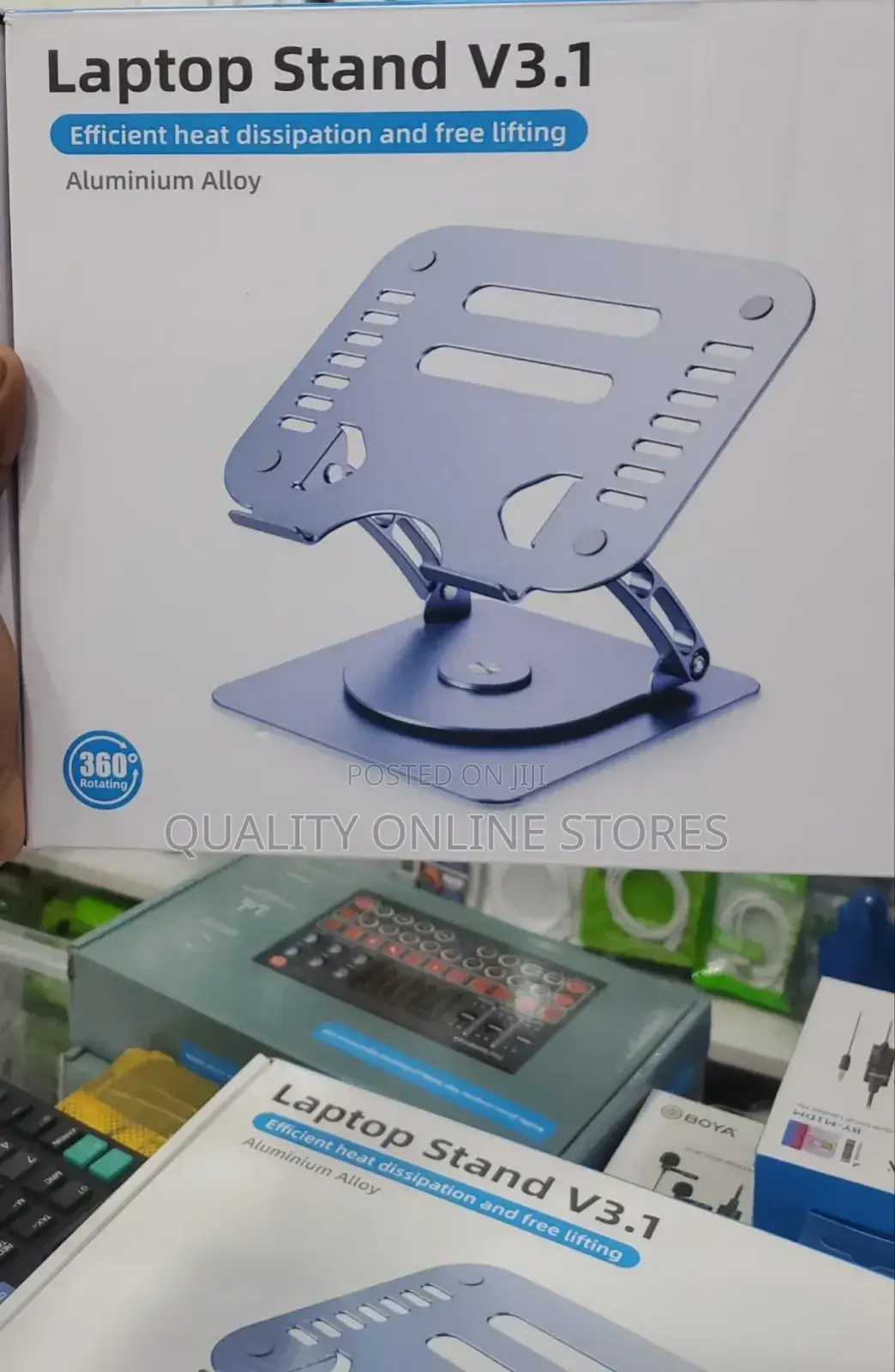 Foldable Aluminum Laptop Stand