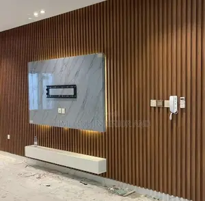 Fluted Wall Panel Tv Unit