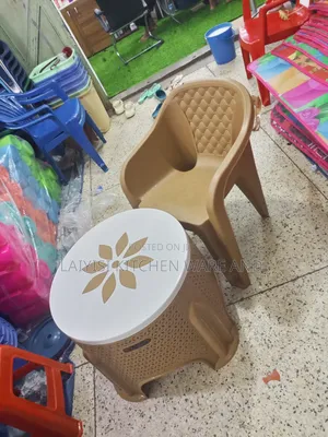 Relaxing Indoor Out Door Plastic Table With Sofa Chair