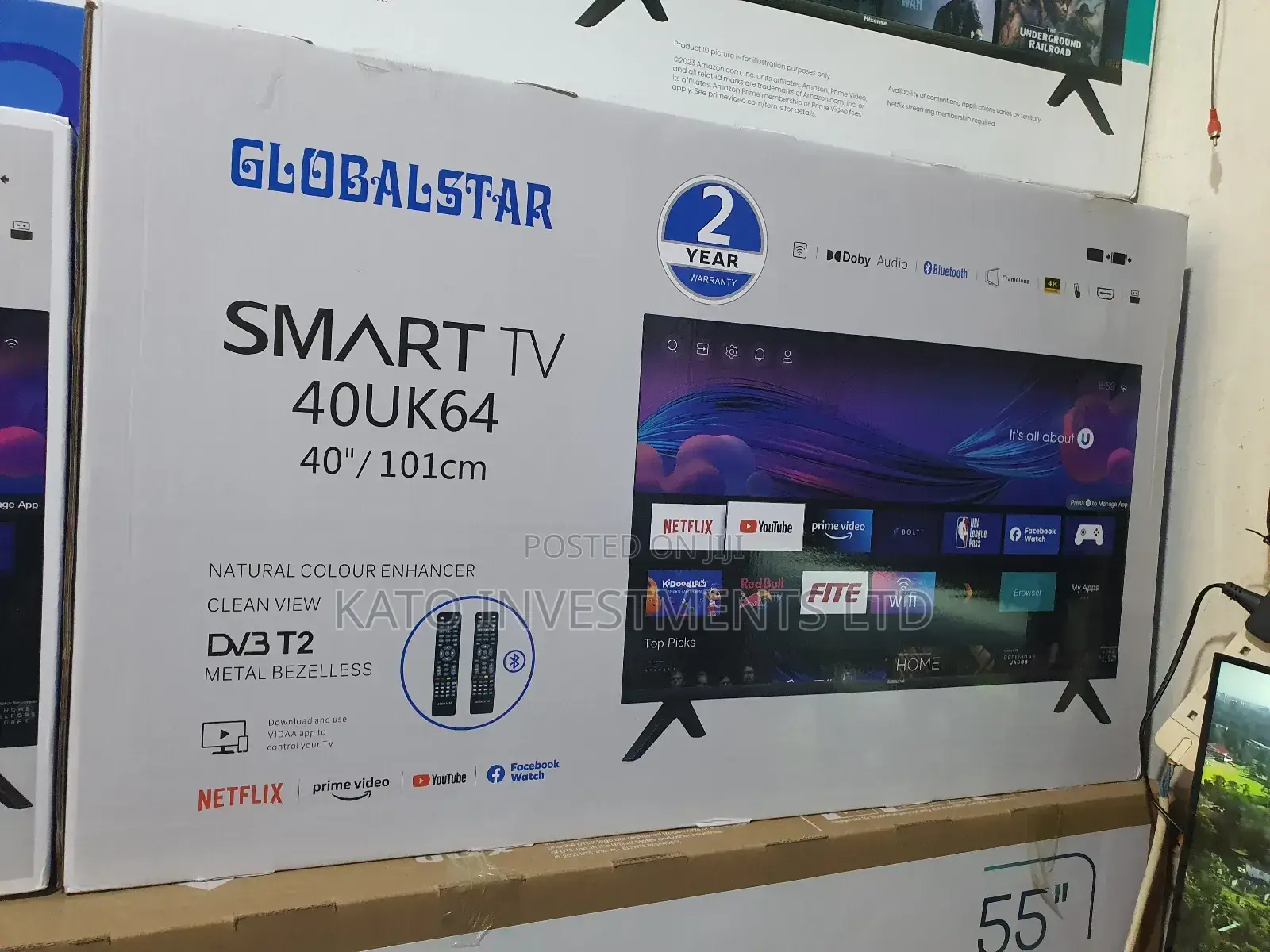 Globalstar 40inch Tv Smart 2 Years Warranty