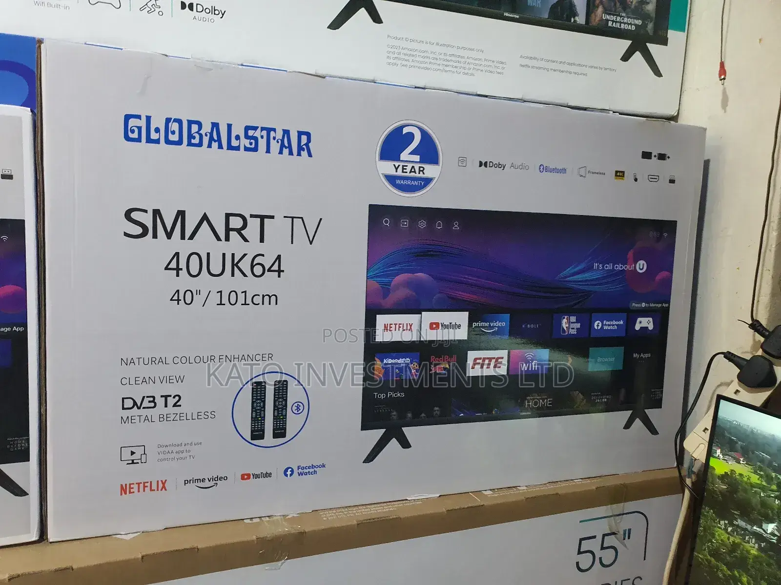 Globalstar 40inch Tv Smart 2 Years Warranty