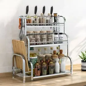 Kitchen Rack With Metallic Stands / Organiser Rack.