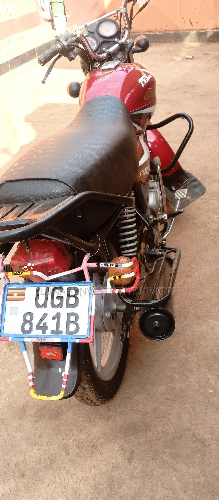 TVS HLX 125 2024 Red