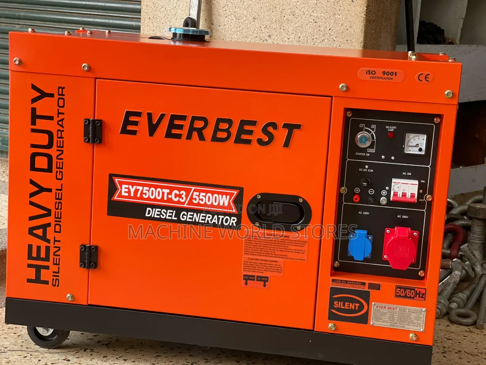10hp Silent Generator 5.5kw 3phase