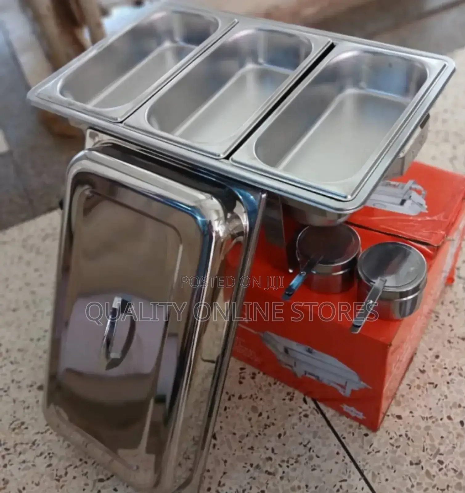 Stainless Triple Chafing Dishes